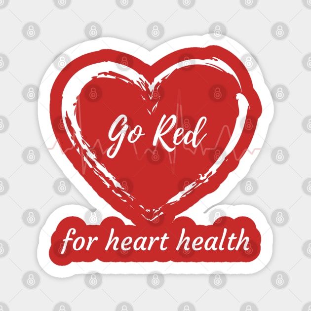 Go Red for Womens Heart Health Sticker by apparel.tolove@gmail.com